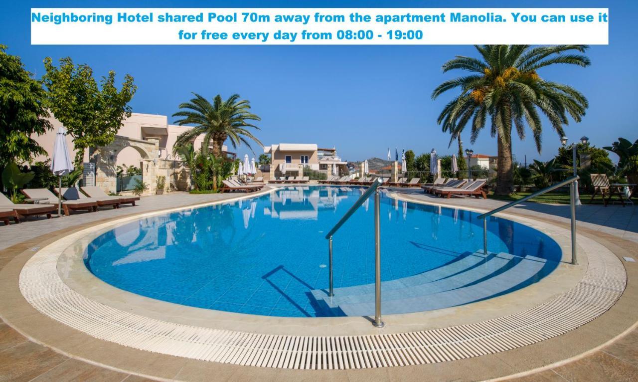 Manolia Dream Apartment 30M To The Beach Agia Marina Zewnętrze zdjęcie